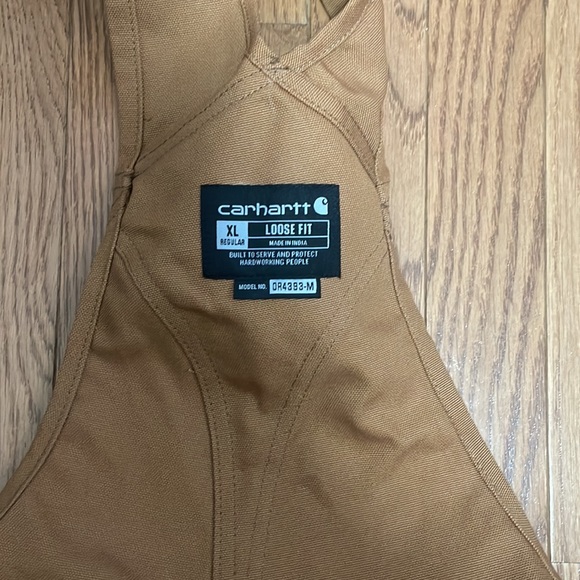Carhart Firm Duck Insulated Bib Overalls - Picture 3 of 5